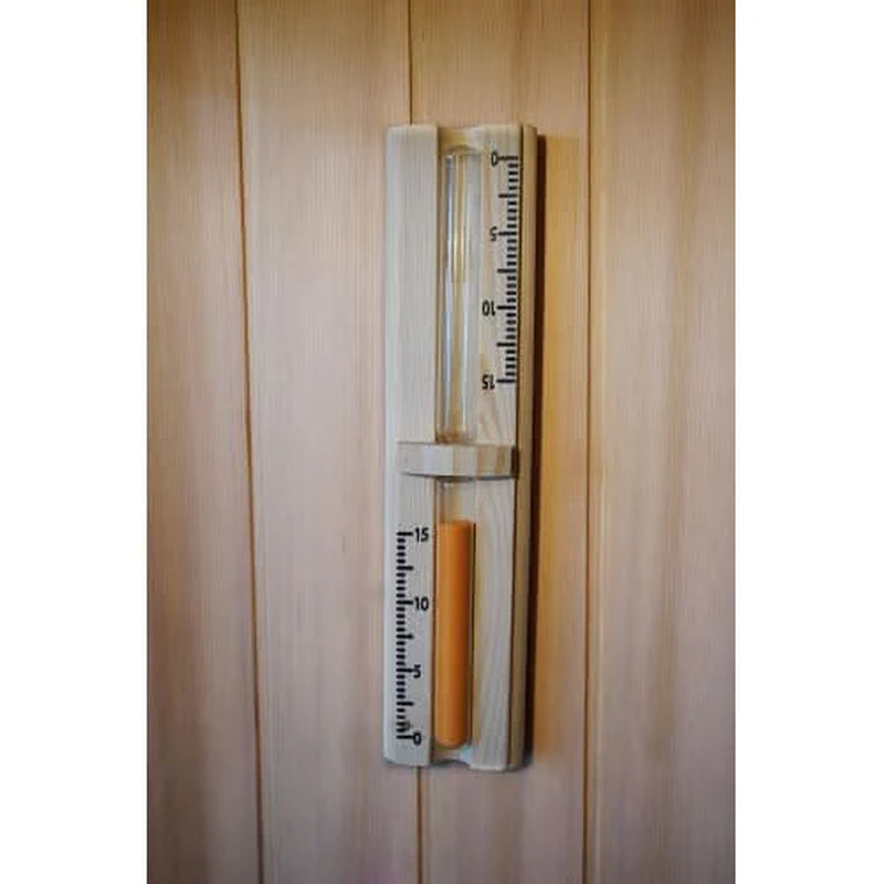 Charleston 4-Person Indoor Traditional Sauna Double Bench