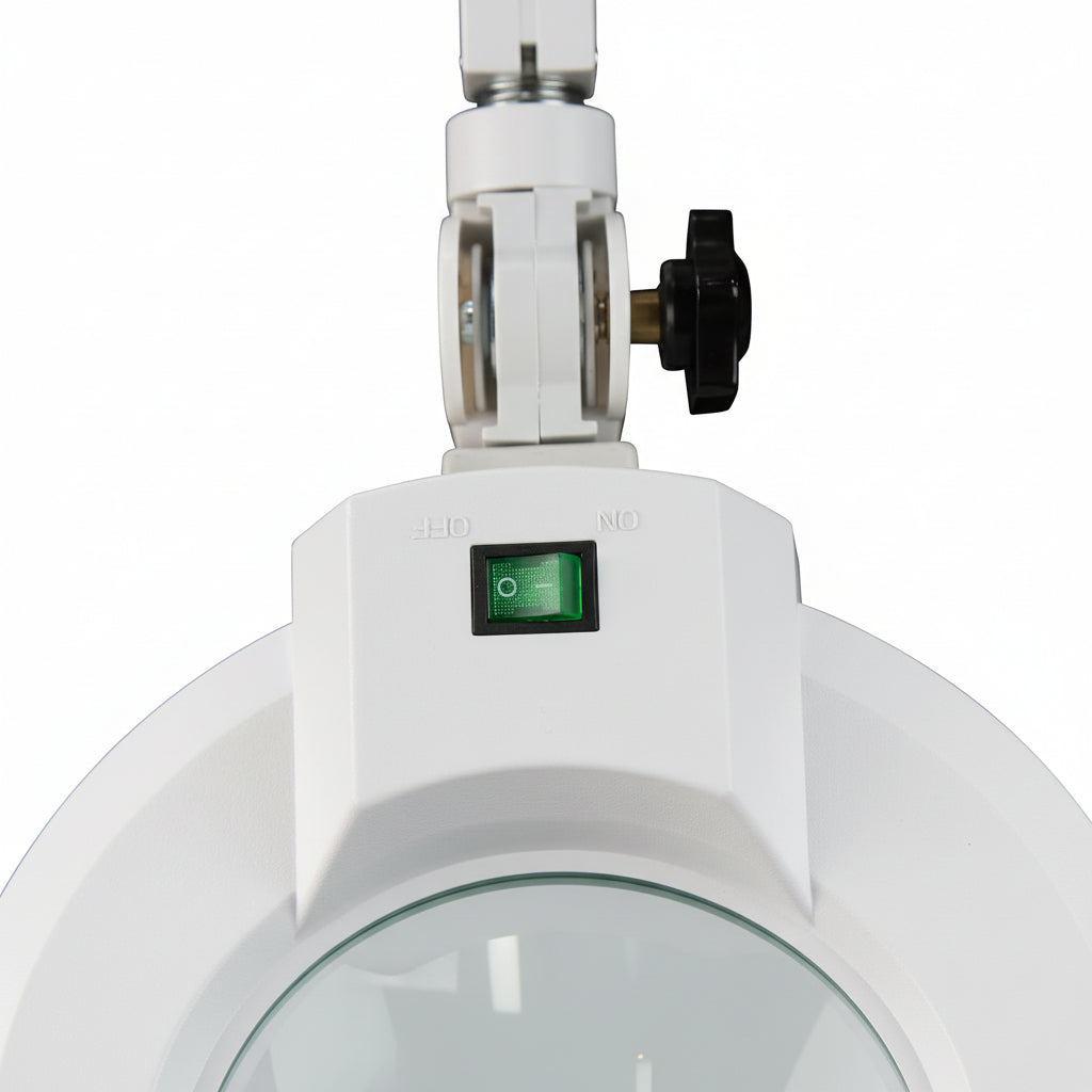 Professional Facial Steamer with LED Magnifying Lamp - 2 in 1 Digital Controls, Aromatherapy, Esthetician Supplies for Beauty Salon, Spa Equipment, and Home Use- Combo Unit